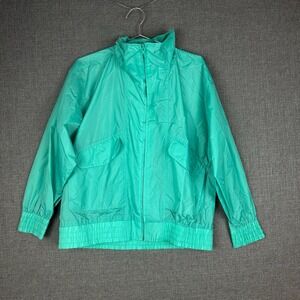 Vintage Haband For Her Lightweight Windbreaker Jacket Green Size L